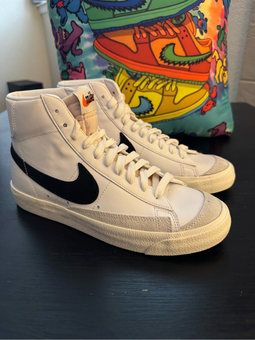 Nike Blazer Mid ‘77 Vintage White/Black, Size 8M/9.5W. Brand New